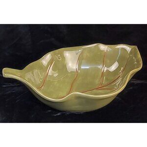 Vintage Home Trends "Tahitian Leaf" XL Serving Bowl